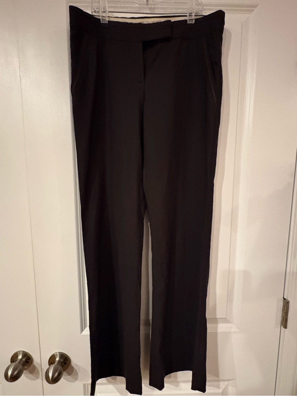 Theory Chocolate Brown Trousers Dress Pants Size 6